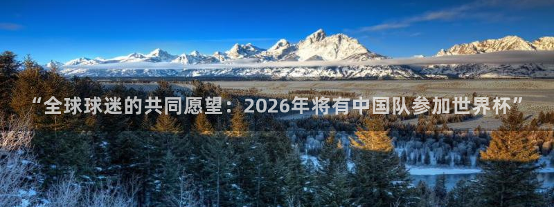今天所有足球赛程表：“全球球迷的共同愿望：2026年将有中国队参加世界杯”